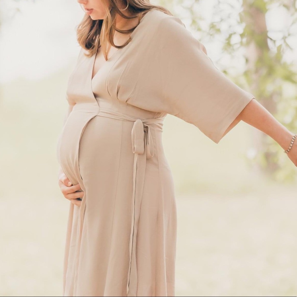 Wren & Ivory Maxi Wrap Dress